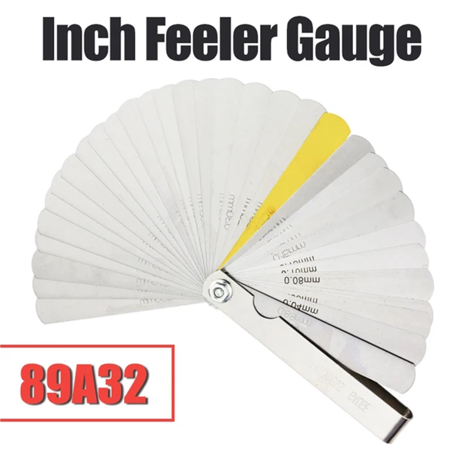 Feeler Gauge Metric Thickness Gauge Set For Measurement Sheet Gauge Blades Valves Foliage Of Valves Gap Gauge Tools ,Easy Identification