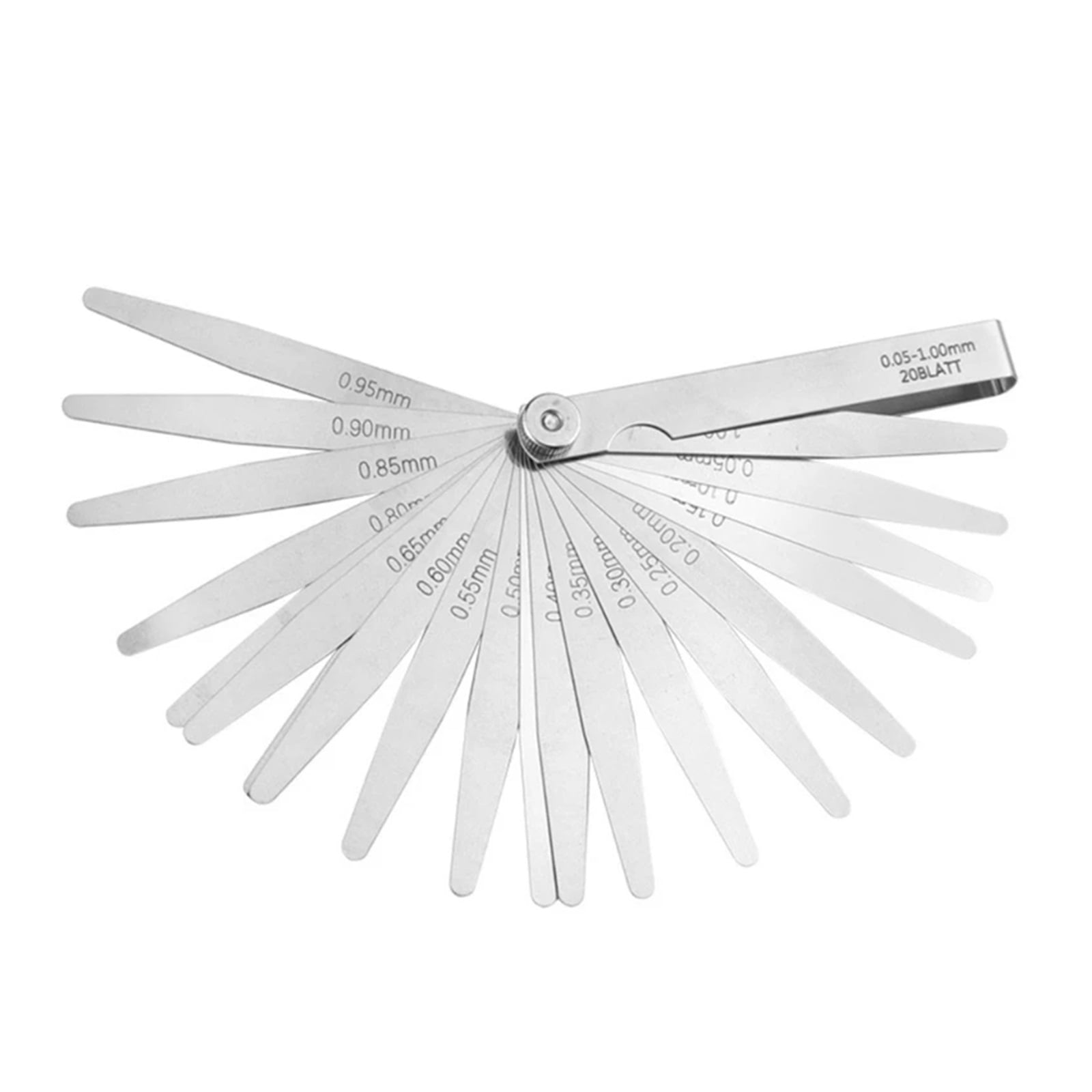 Feelers Gauges 0.01-1mm/0.05-0.50mm/0.05-1.00mm/0.02-1.00mm Thickness Gauges Gaps Filler Feelers Gauges Woodworking ,Easy Identification