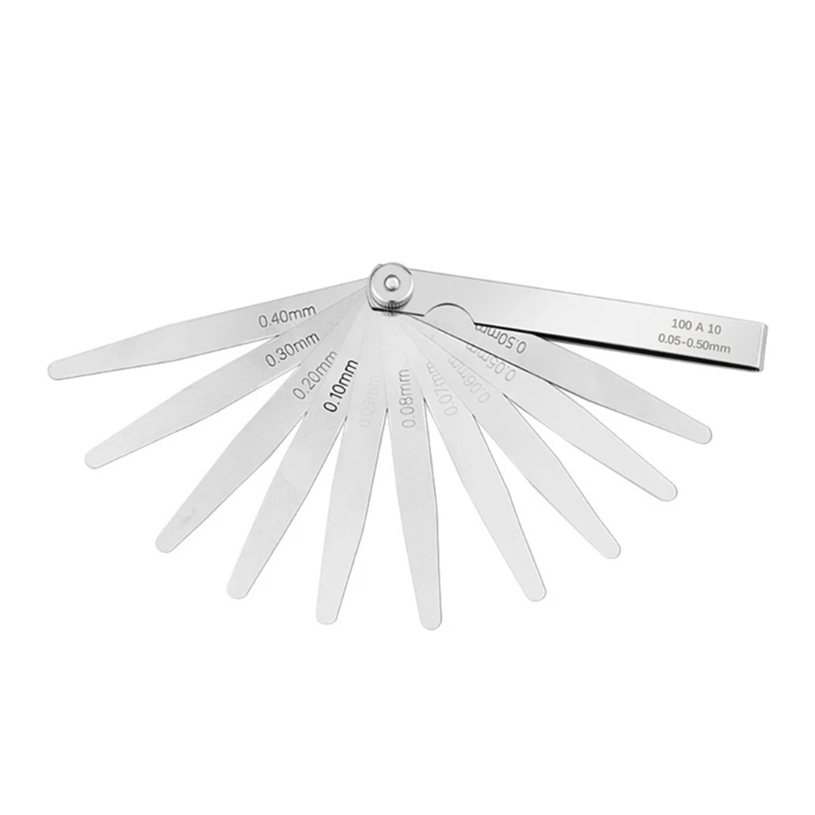 Feelers Gauges 0.01-1mm/0.05-0.50mm/0.05-1.00mm/0.02-1.00mm Thickness Gauges Gaps Filler Feelers Gauges Woodworking ,Easy Identification