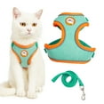 thumbnail image 1 of Feelers Pet Cat Dog Harness and Leash for Walking, Soft Adjustable Vest Harnesses, XL, Blue, 1 of 7