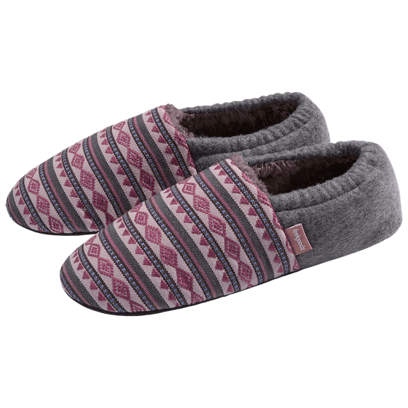 Feelgoodz Women's Equinox Laidback Slipper (Barberry, Medium)