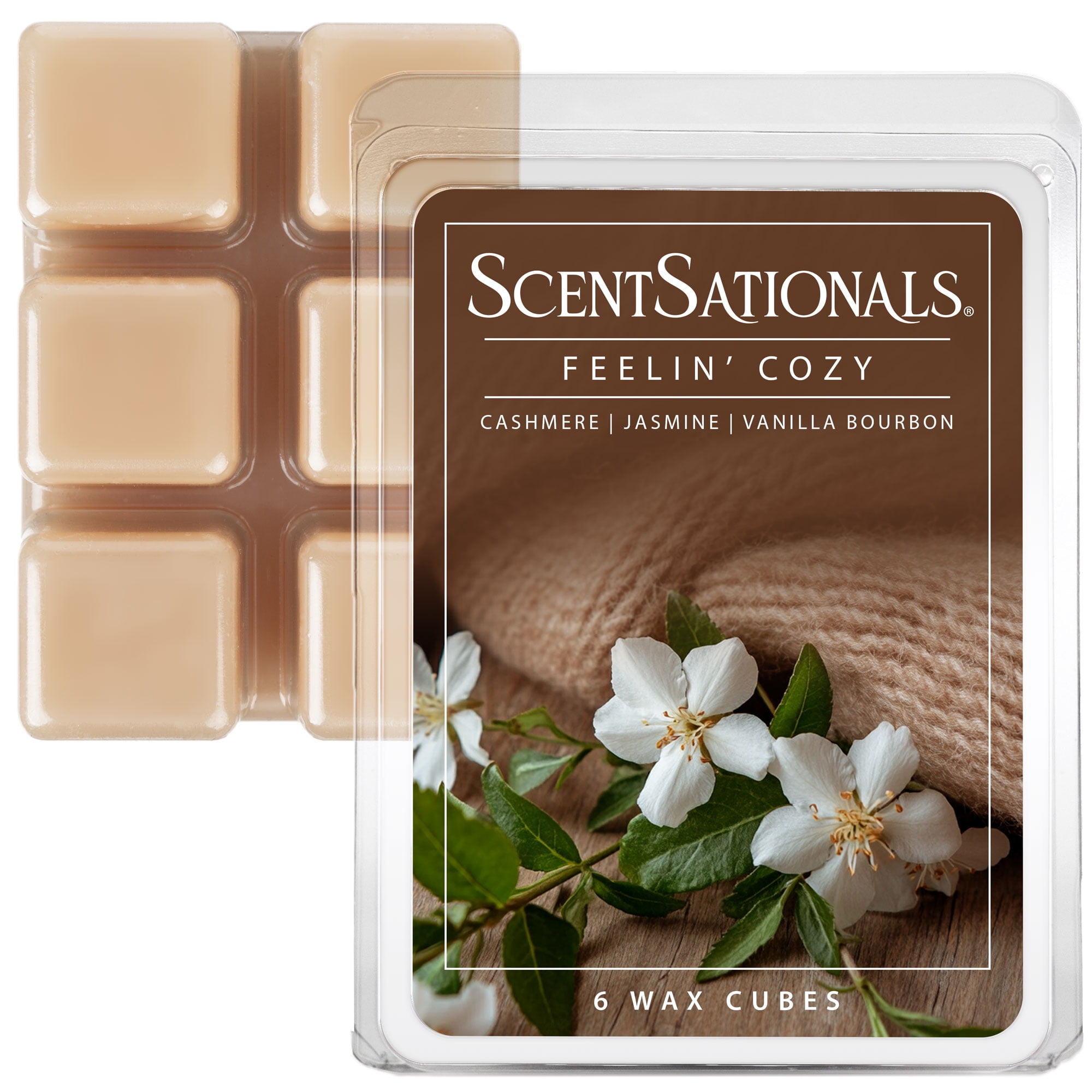 ScentSationals Feelin' Cozy Scented Wax Melts, Soothing Essence