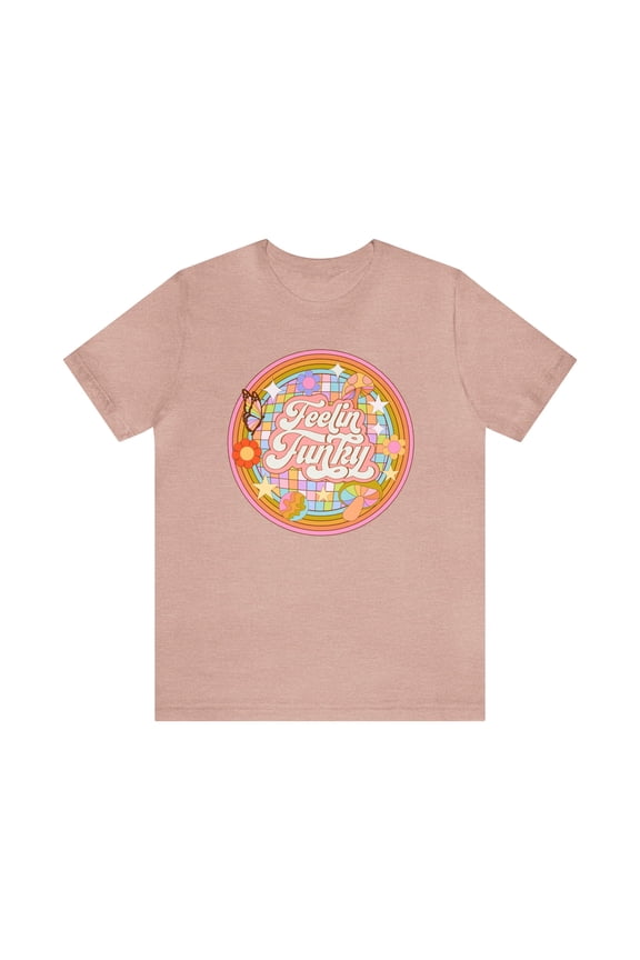 Feelin' Funky Graphic T-Shirt - Retro Vibes and Groovy Designs For Women
