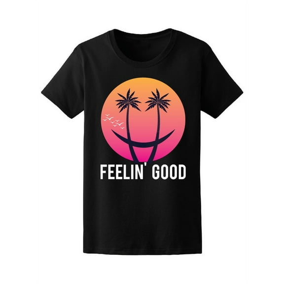 Feelin' Good Tropical Paradise T-Shirt Women -Image by Shutterstock, Female Small