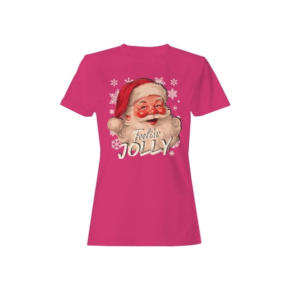 Feelin' Jolly Santa Design Women's T-shirt