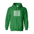 thumbnail image 1 of Feelin Lucky Saint Patricks Day Gift Sarcastic Humor Novelty Funny Men's Hoodies, 1 of 2