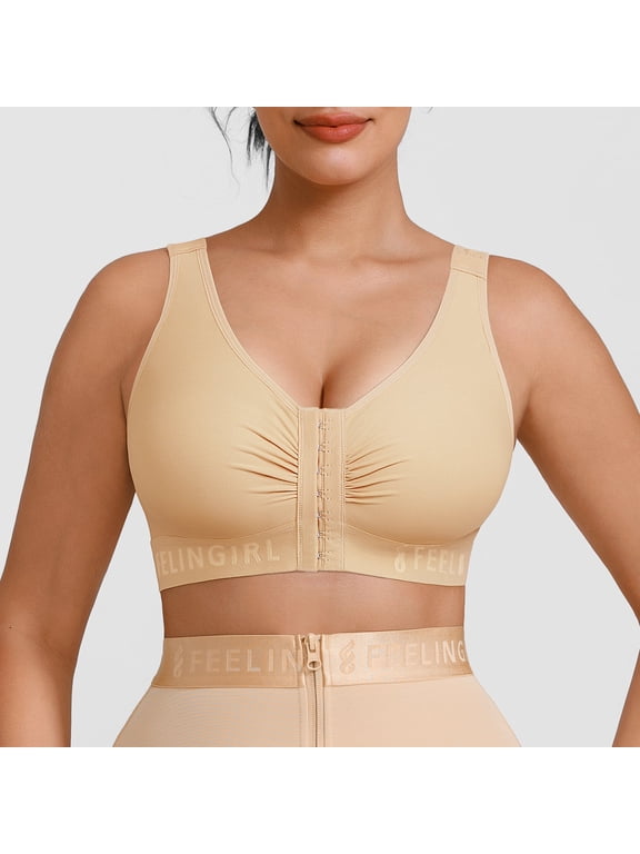 Post Surgery Compression Bra with Front Closure