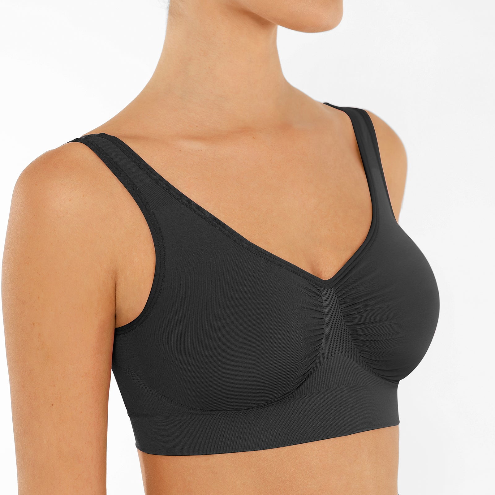 FeelinGirl Women’s Seamless Wireless Full Coverage Bra