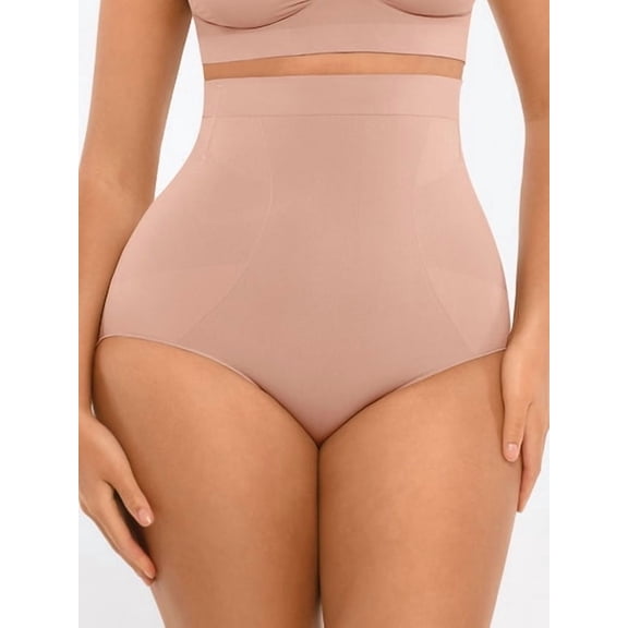 FeelinGirl Women's High-Waisted Tummy Control Seamless Shapewear Briefs, Sizes XS-4XL