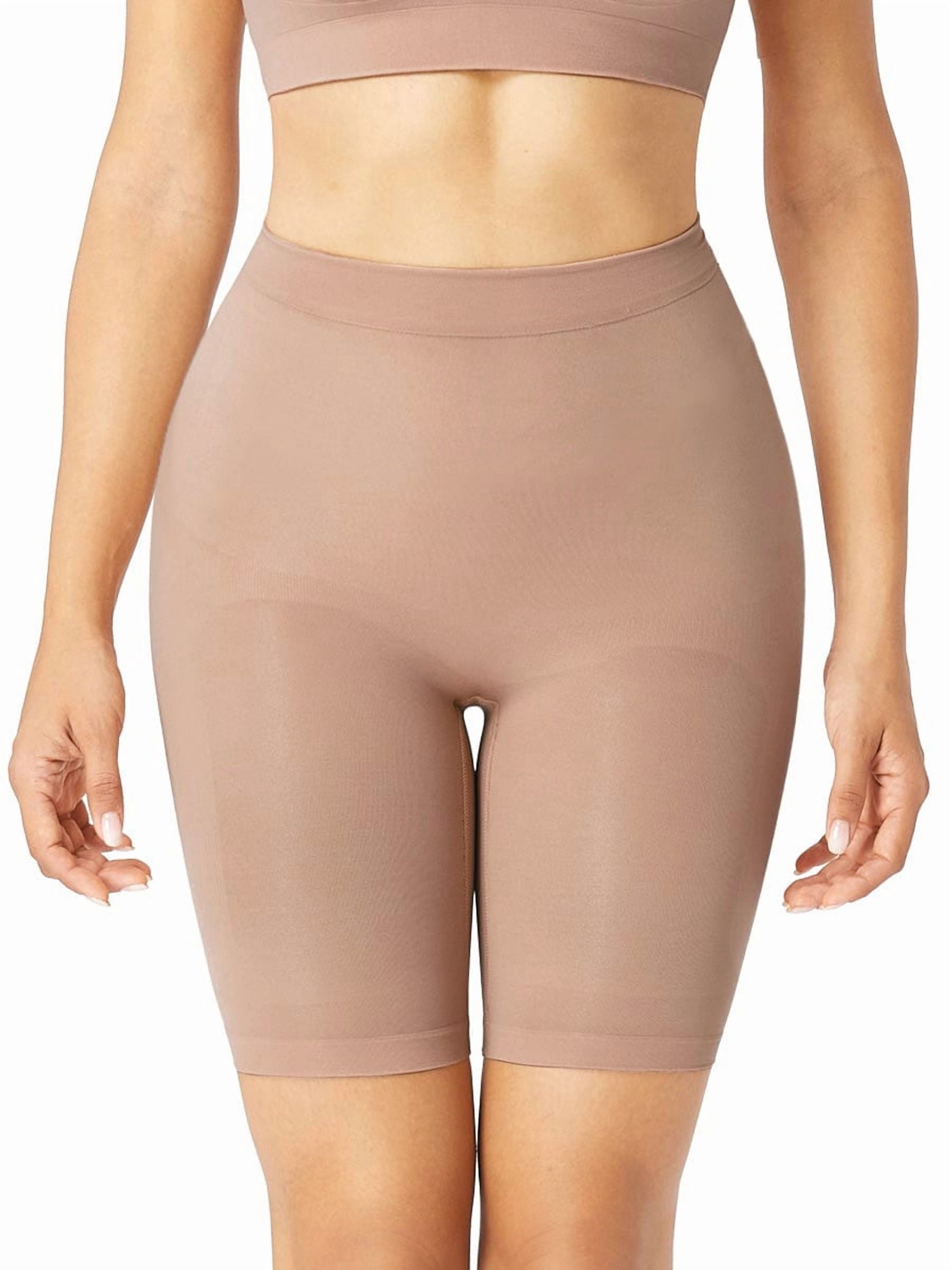 FeelinGirl Mid-Waist Seamless Butt Lifter Shapewear Shorts Slimmer