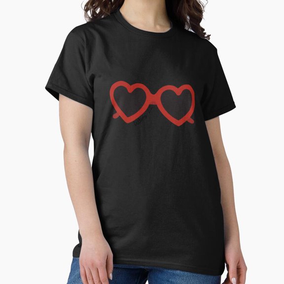 Feeling 22 Heart Sunglasses H3861, Premium Unisex Tee – Extended Sizes Up to 5XL
