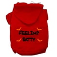 thumbnail image 1 of Halloween Pet, Dog  Cat Hoodie Screen Printed, "Feeling Batty", 1 of 10