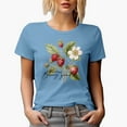 thumbnail image 1 of Feeling Berry Good Pun with Strawberries Art Merch Gift, Baby Blue T-Shirt, Medium, 1 of 5