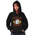 thumbnail image 1 of Feeling Corny Candy Corn Unicorn Women Plus Size Graphic Pullover Hoodie Brisco Brands 2X, 1 of 4