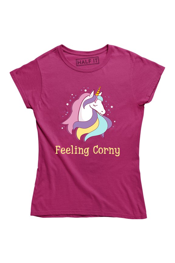 Feeling Corny Funny Unicorn Halloween Gift For Womens T-Shirt