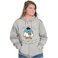 thumbnail image 1 of Feeling Cute IDK Meme Mr. Owl Funny Zip Hoodie Sweatshirt Women Brisco Brands S, 1 of 6