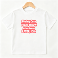 thumbnail image 1 of Feeling Cute Might Throw A Tantrum Boys Graphic Tee, Funny Slogan 100% Cotton Kids Short Sleeve T-Shirt 4-13Y, 1 of 5