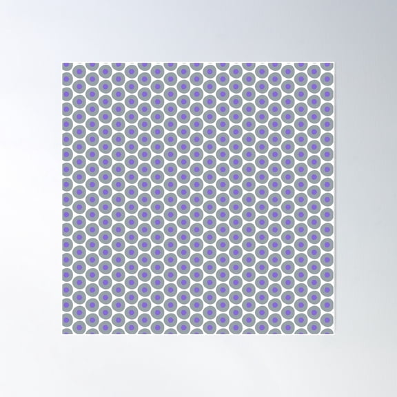 Feeling Dotty Poster Wall Art, Modern Wall Decor For Living Room Bedroom, 24x24 UNFRAMED