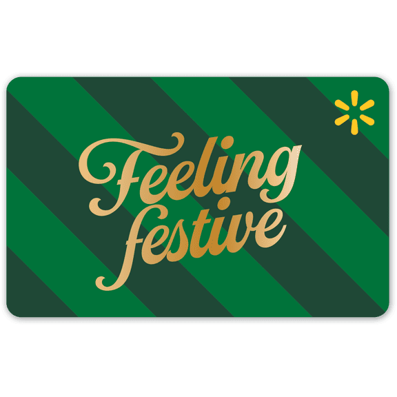 Feeling Festive Walmart Gift Card