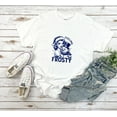 thumbnail image 1 of Feeling Frosty Funny Christmas Snowman Holiday Unisex T-Shirt, up to size 5XL, 1 of 3