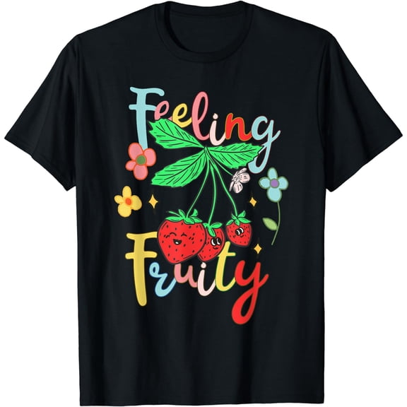 Feeling Fruity LGBTQ Fruit Rainbow Lesbian Gay Pride Month T-Shirt