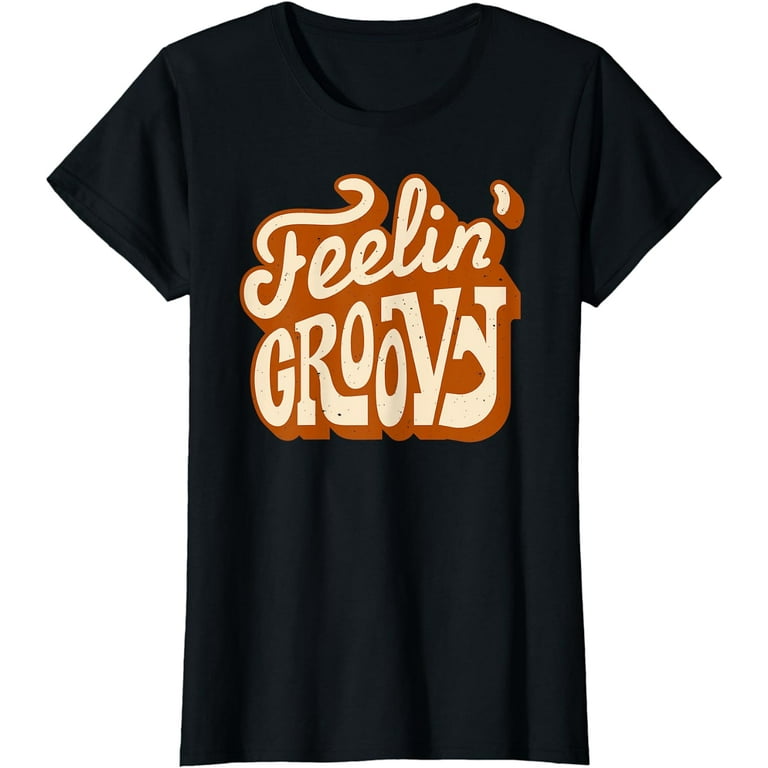 Feelin' Fine 70'S Vintage Retro T-Shirt Groovy Feeling Tee Feelin' Fine 70'S Vintage Retro T-Shirt Groovy Feeling Tee