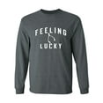 thumbnail image 1 of Feeling Lucky Adult Long Sleeve T-shirt, 1 of 3