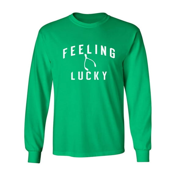 Feeling Lucky Adult Long Sleeve T-shirt