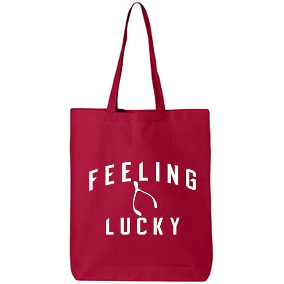 Feeling Lucky Cotton Canvas Tote Bag