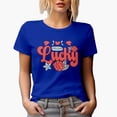 thumbnail image 1 of Feeling Lucky, Love You with Dice, Retro Valentine's Day Gift, Royal Blue T-Shirt, XL, 1 of 5