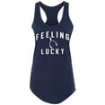 thumbnail image 1 of Feeling Lucky Racerback Tank, 1 of 2