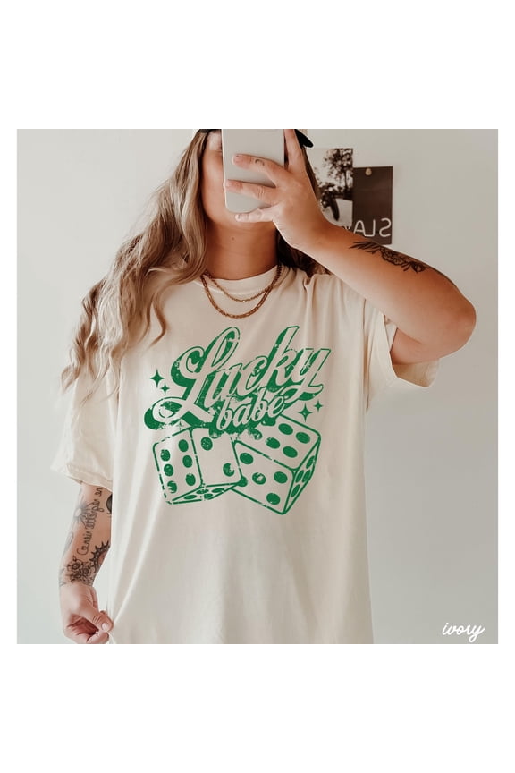 Feeling Lucky Shirt, Lucky You Dice Tee, Trendy Aesthetic Shirt, Lucky Shirt, Feeling Luck