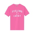 thumbnail image 1 of Feeling Lucky Short Sleeve Neon T-Shirt, 1 of 1