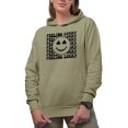 thumbnail image 1 of Feeling Lucky, St. Patrick's Day or Irish Themed, Groovy Retro Wavy Text Merch Gift, Sand Hooded Sweatshirt or Hoodie, XL, 1 of 5