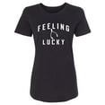 thumbnail image 1 of Feeling Lucky Womens crewneck tee, 1 of 2