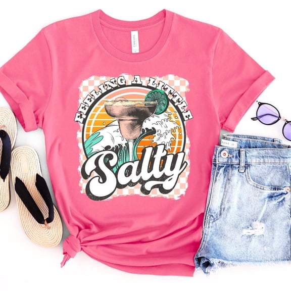 Feeling Salty Margarita Graphic T-Shirt - Summer Vacation Tee TSHIRT All Size S-5XL