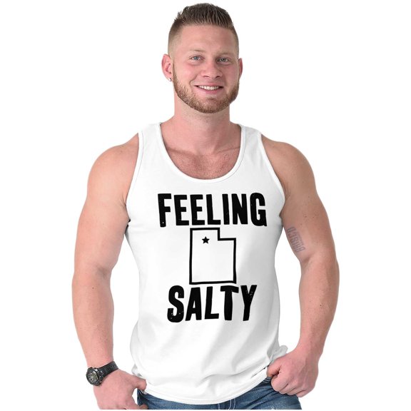 Feeling Salty Utah Beehive State Plus Size Graphic Tank Top Brisco Brands 3X