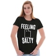 thumbnail image 1 of Feeling Salty Utah Beehive State Womens Slim Fit Graphic Tee Brisco Brands S, 1 of 5
