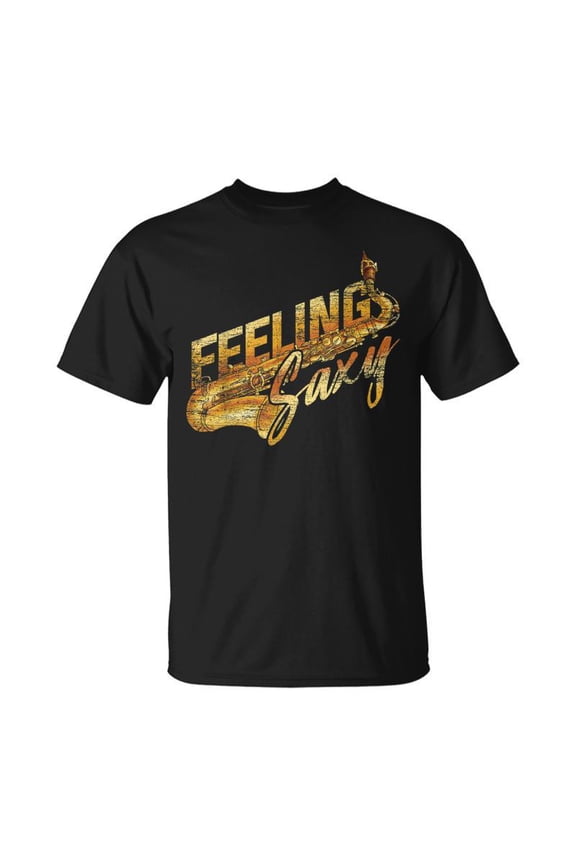 Feeling Saxy Player Saxophonist Idea Jazz Saxophone Tshirt