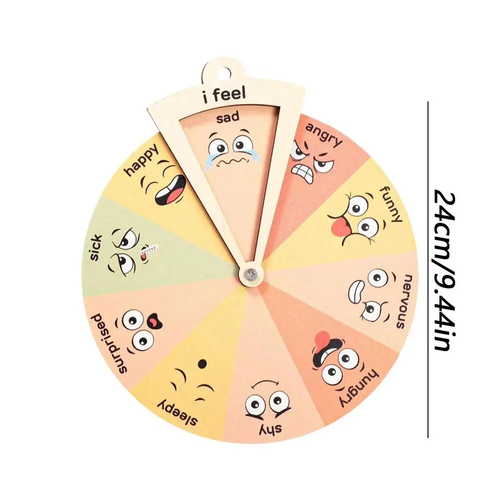 Feeling Wheel For Kids Montessori Emotion Wheel Feeling Expression