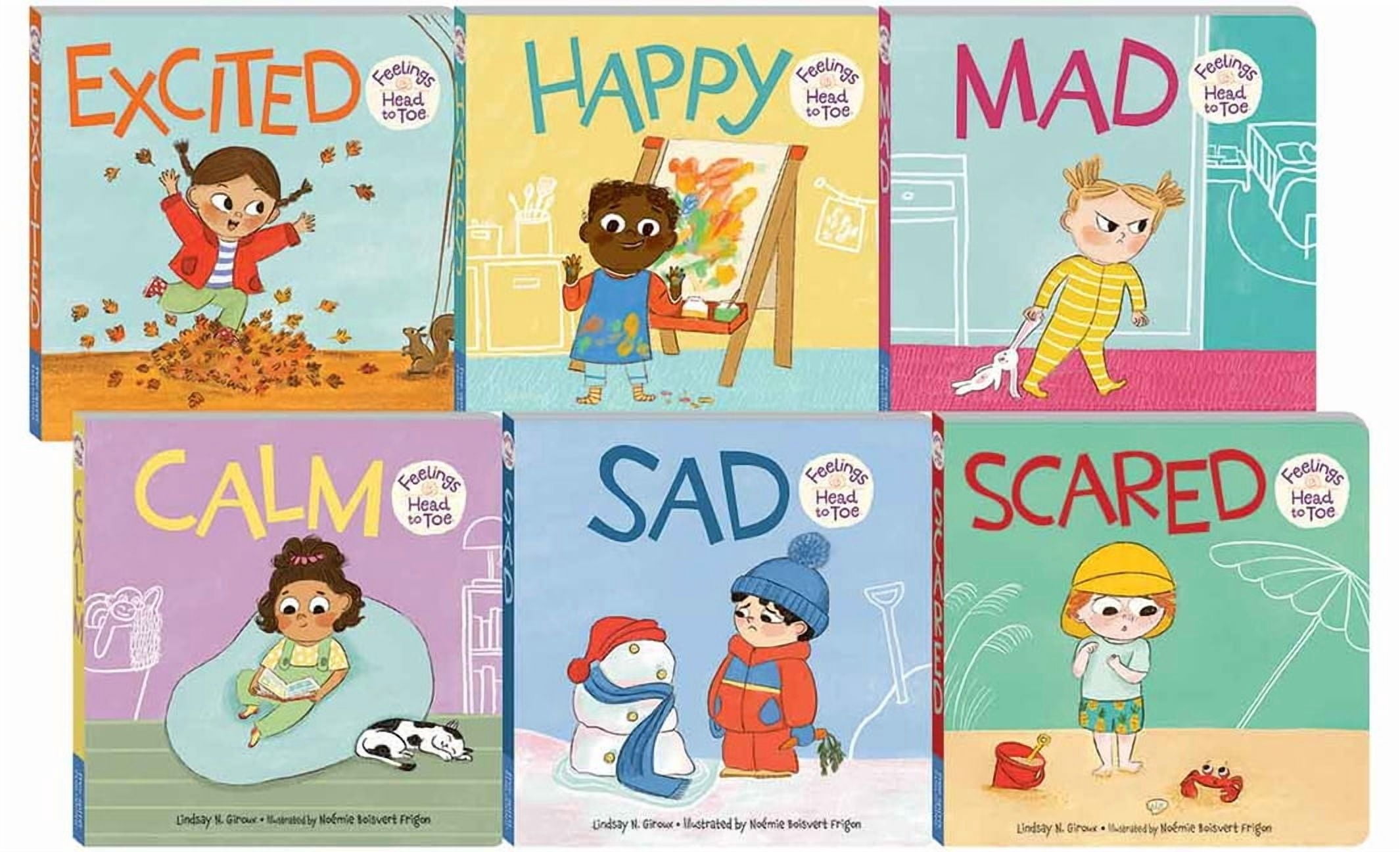 Feelings Head to Toe Board Books Feelings Head to Toe Complete Series Board Books 6-Book Set, (Board Book)
