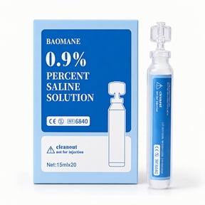 Feelmed Care Saline Solution Single-Use Vials (20 Count), Multipurpose Personal Care