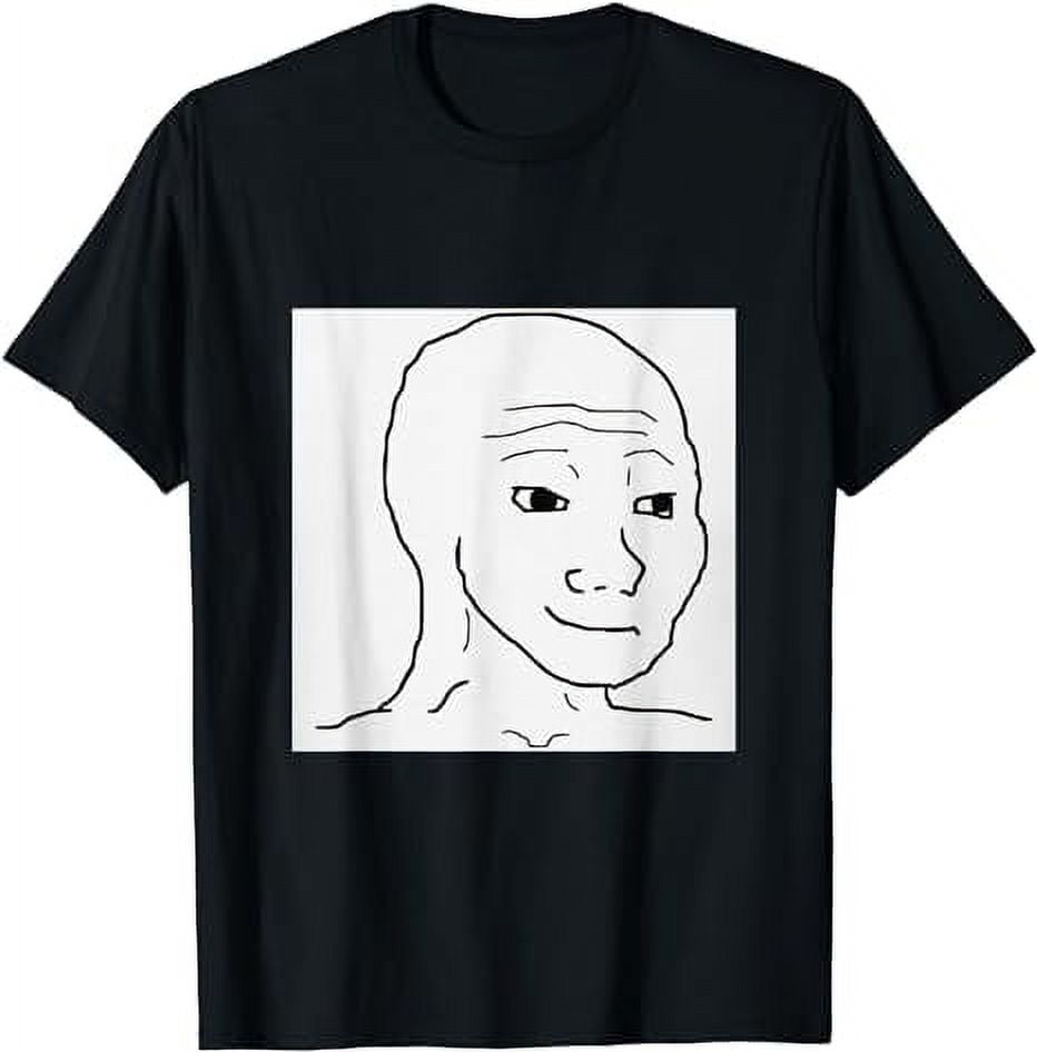 Feels Guy Wojak Meme Doomer T-Shirt - Walmart.com