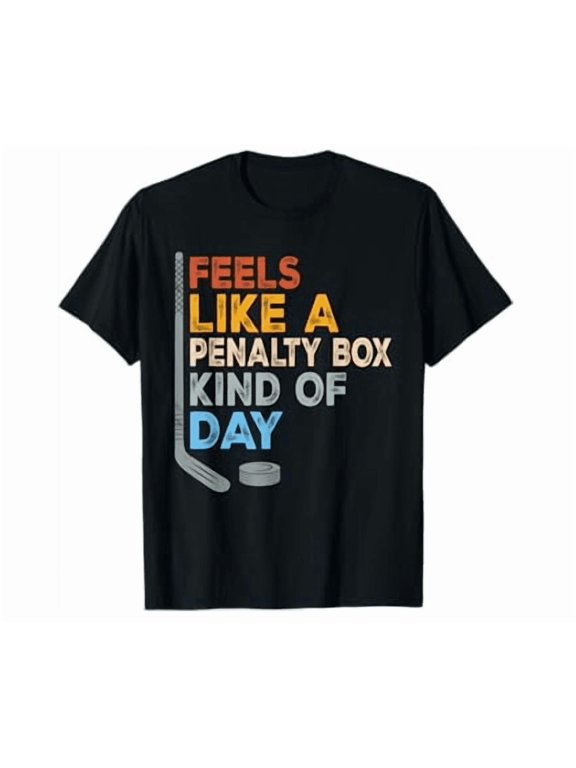 Feels Like A Penalty Box Kind Of Day Funny Hockey Player Shirt Hot Trending Shirt, Vintage Birthday Gift