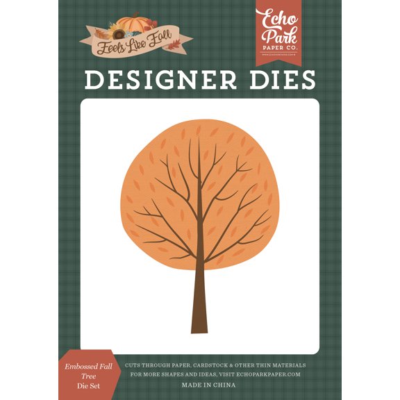 Feels Like Fall: Embossed Fall Tree Medium Die Set
