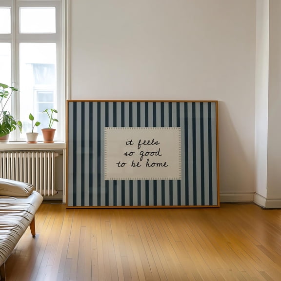 Feels So Good Be Home Handwritten Font Cozy Home Wall Decor