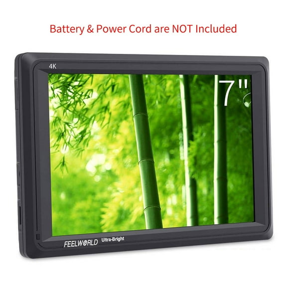 "Feelworld FW279 7"" Ultra Bright DSLR Camera Field Monitor, 2200nit, Full HD, 4K HDMI Input/Output"
