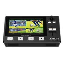 Feelworld L2 Plus Multi Camera Video Mixer Switcher Live Streaming LCD Touch Screen 4 HDMI Inputs