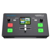 Feelworld Livepro L1 V1 Multi Camera Video Mixer Switcher with LCD Display, 4 HDMI Inputs, USB 3.0 Output