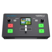 Feelworld Livepro L1 V1 Multi Camera Video Mixer Switcher LCD Display 4 HDMI Inputs USB 3.0 Output